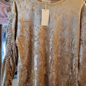 Women Top velvet look.